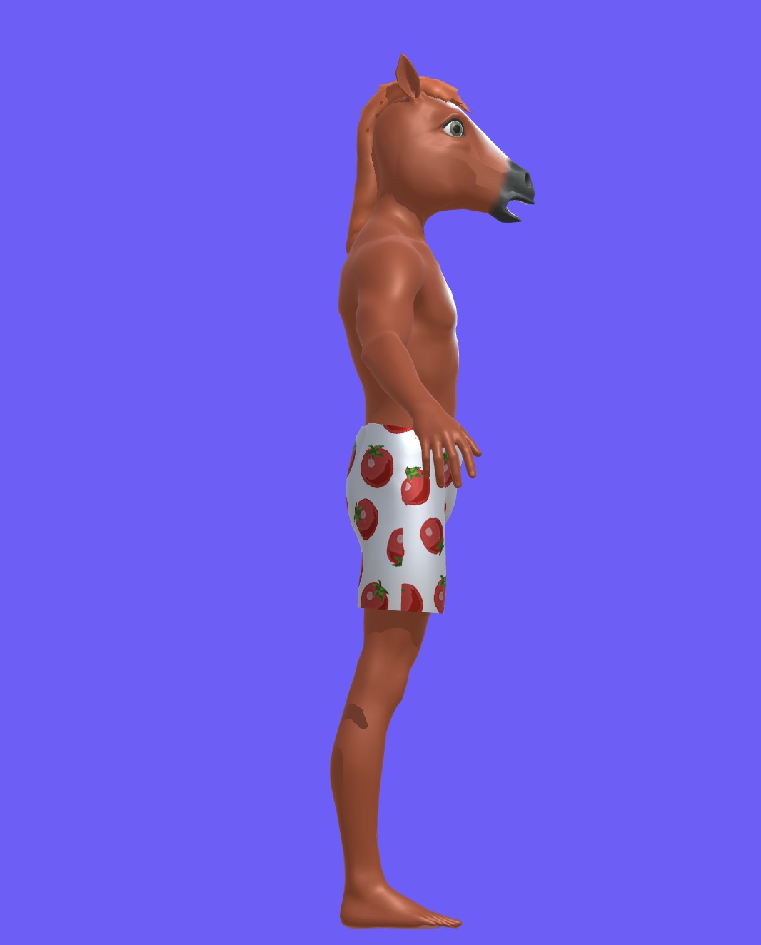 HorseMan Character 3D model_2