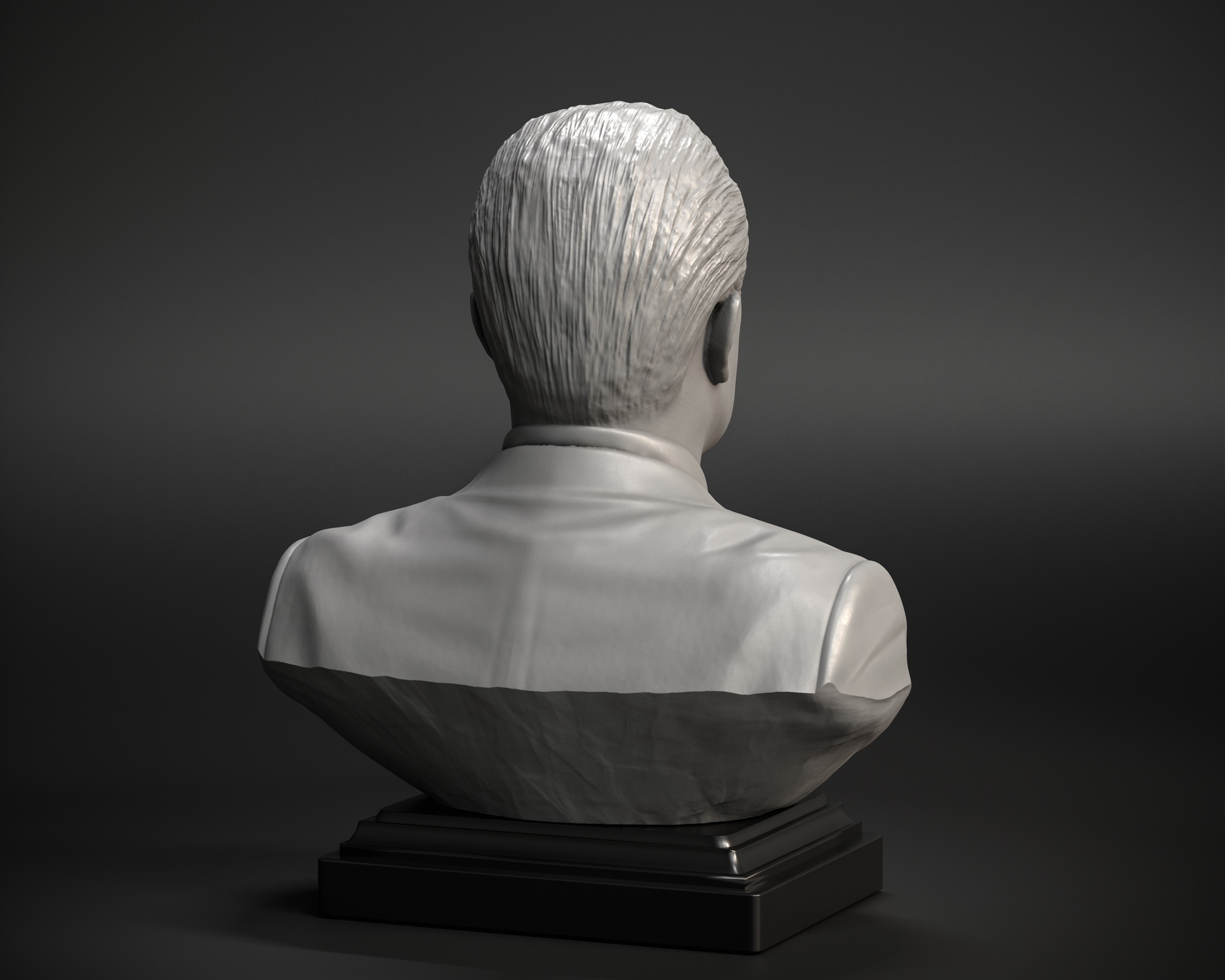 Richard Nixon Bust - 37th US President - Portrait  3D print model_4