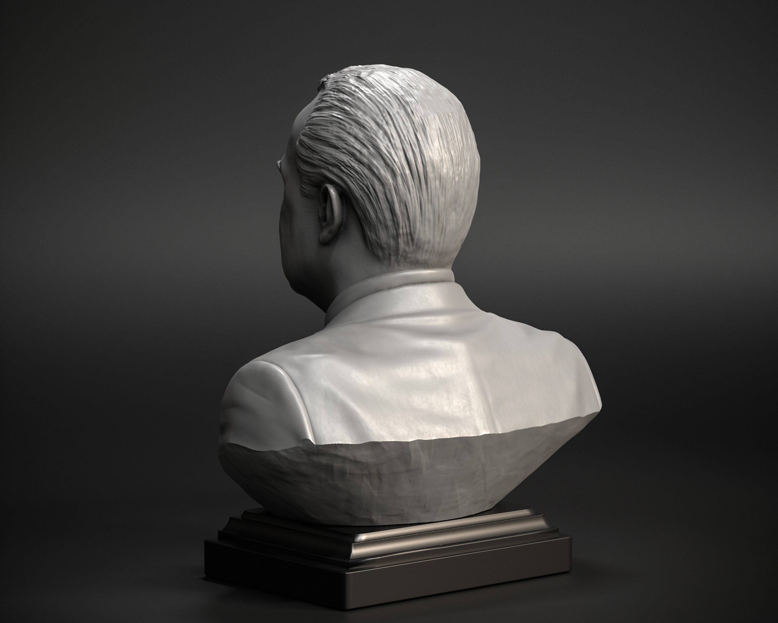 Richard Nixon Bust - 37th US President - Portrait  3D print model_5