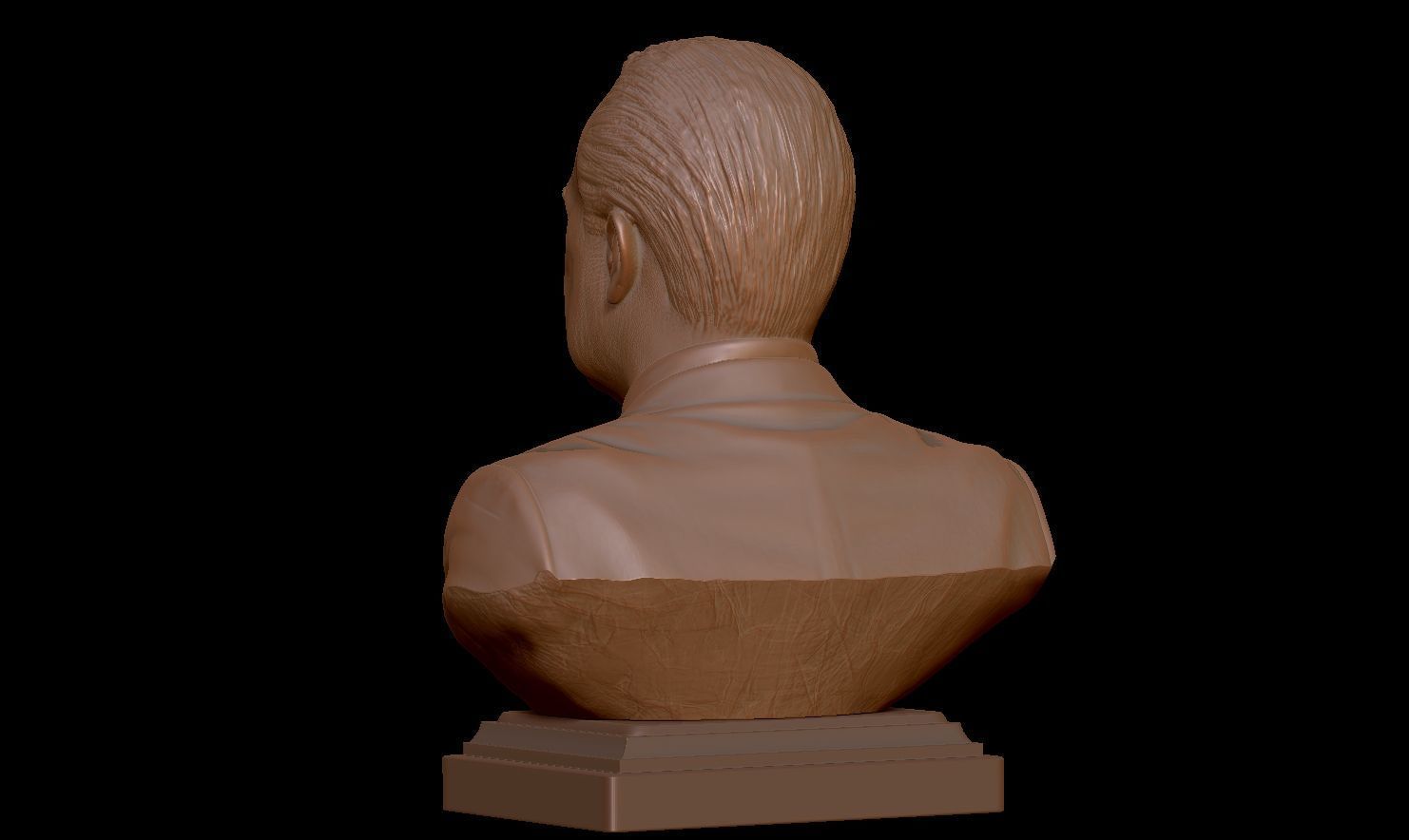 Richard Nixon Bust - 37th US President - Portrait  3D print model_19