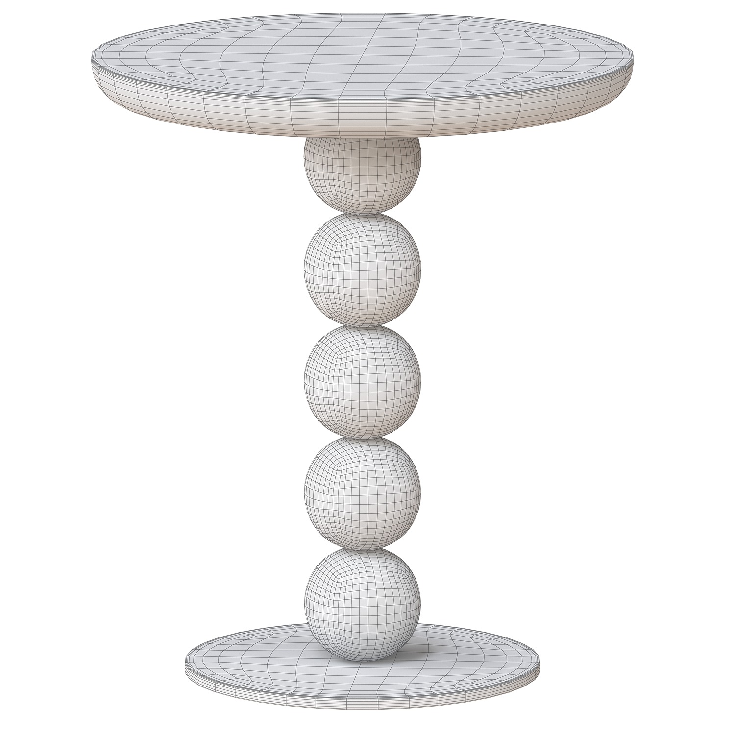 Bedside children  table 3D model_5