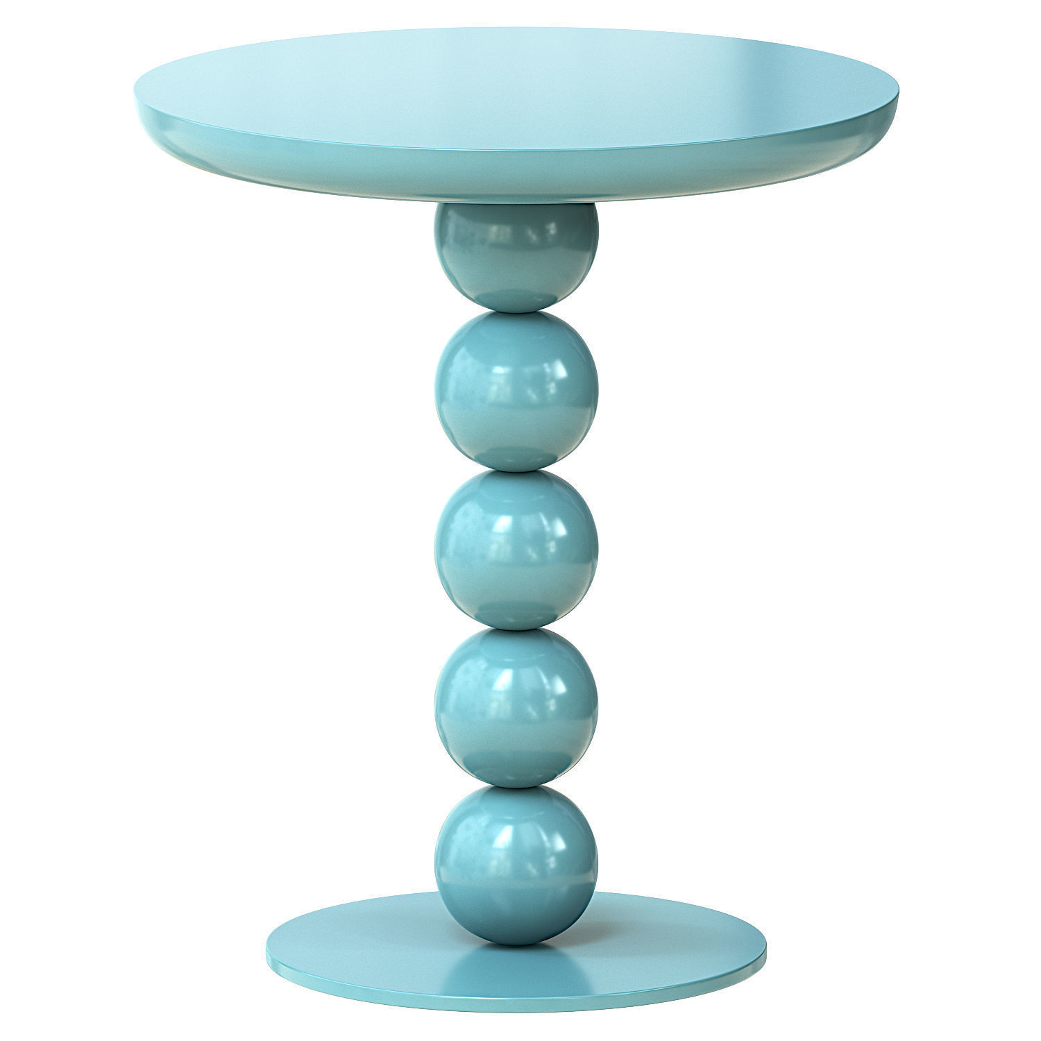 Bedside children  table 3D model_2