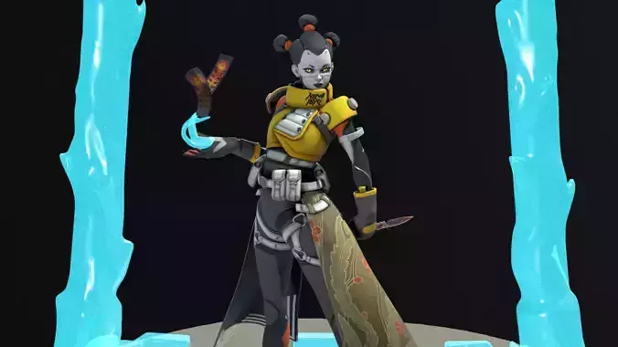 Kiriko Hinotori Overwatch 2 blizzard 3d printed figure