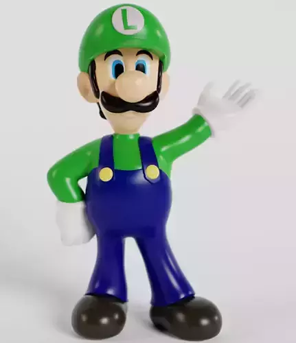 Luigi Fan Art 3D print model
