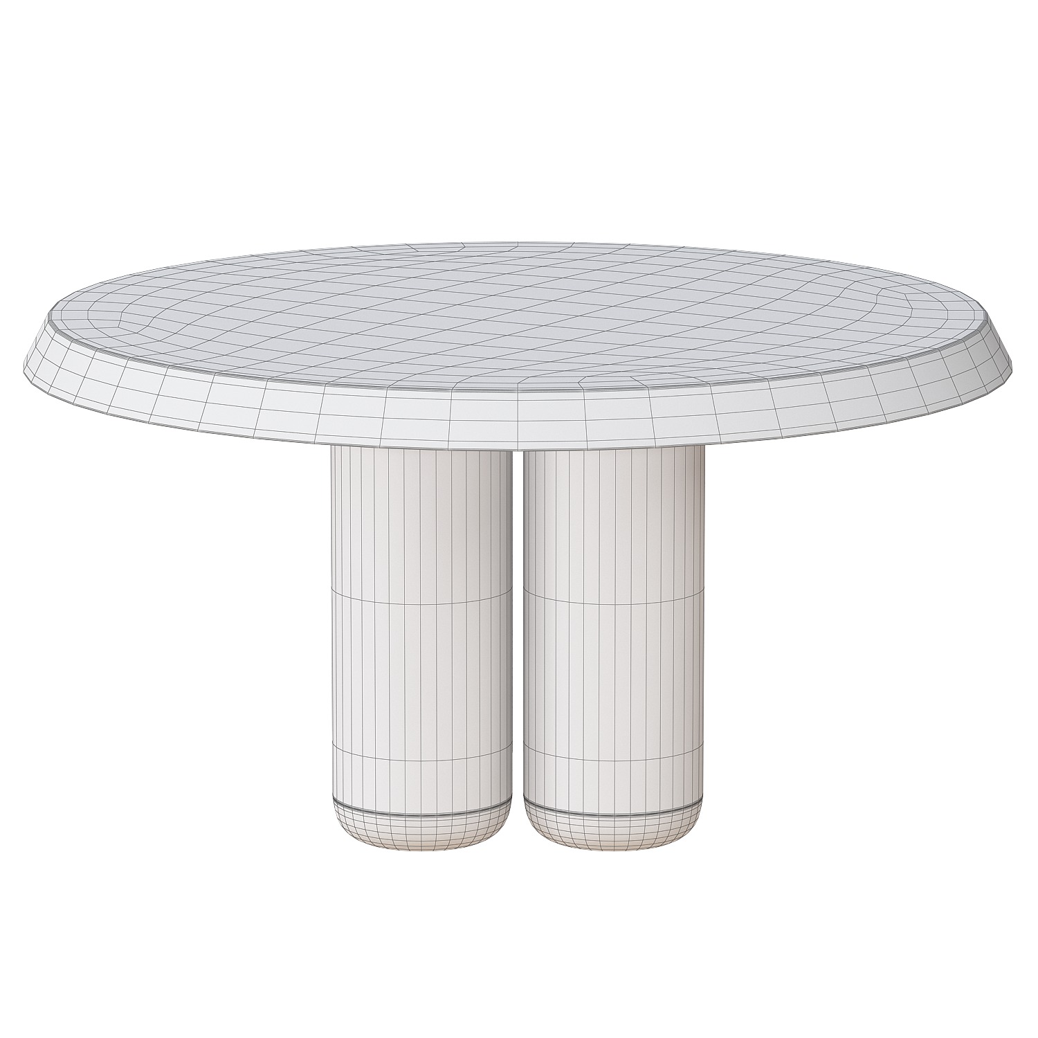 Dining table 3D model_1
