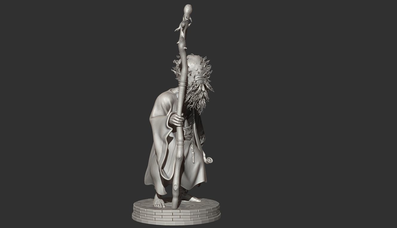 TUDI-Keeper of Black Wind Mountain-BLACK MYTH WUKONG STL 3D 3D print model_2