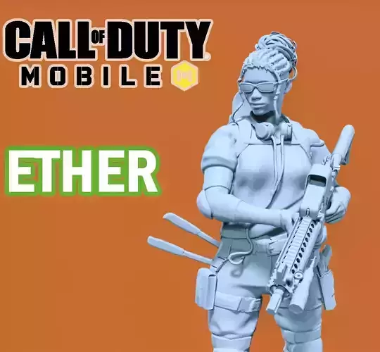 CALL OF DUTY - ETHER soldier - 3d Print 3D print model