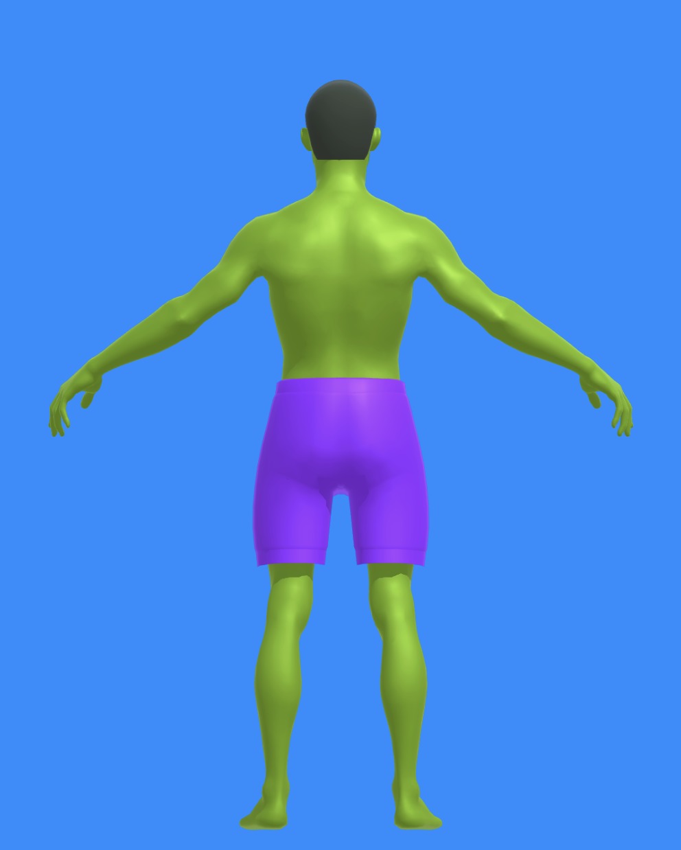 Hulk Character  3D model_5