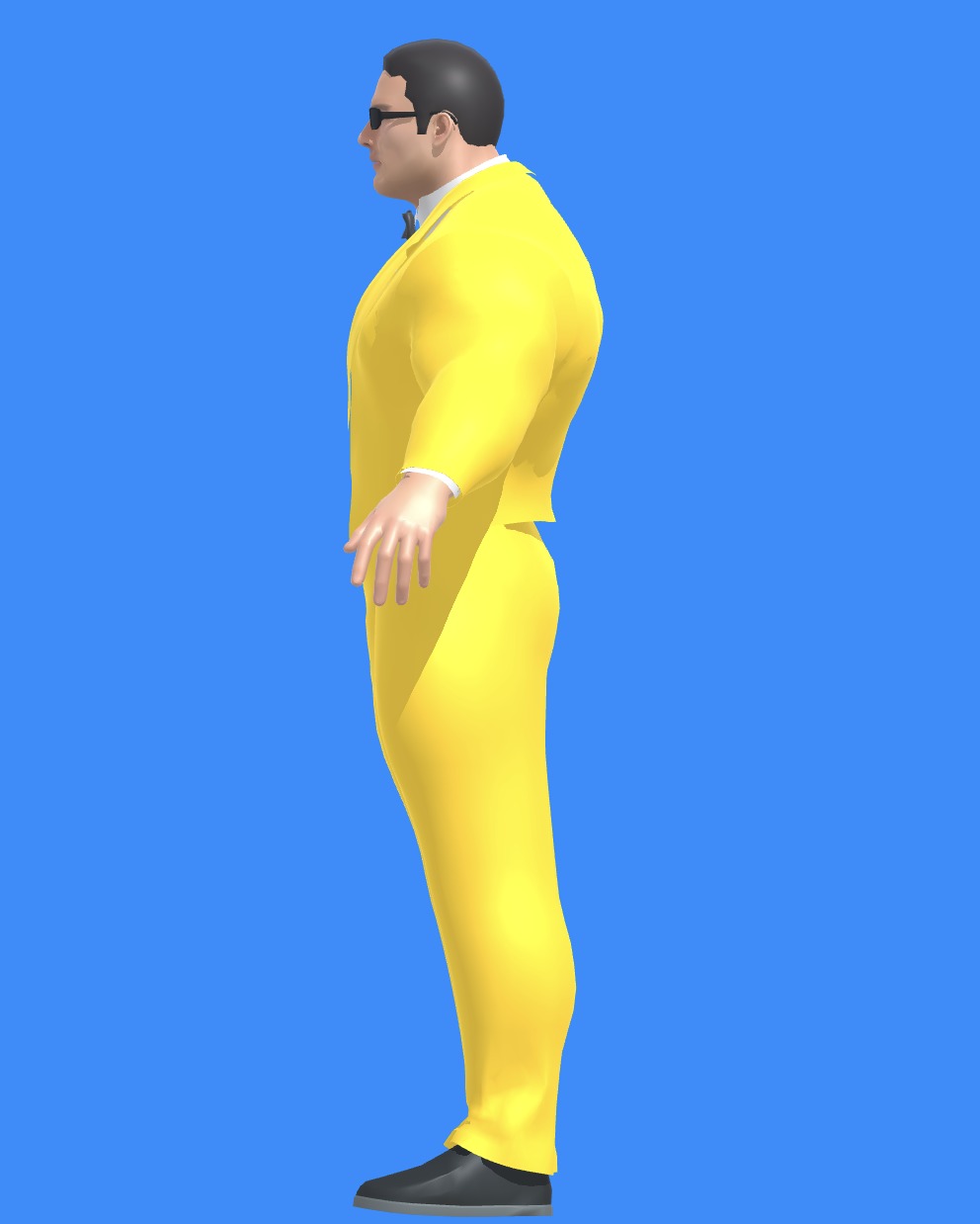 Man In Suit Character 3D model_1