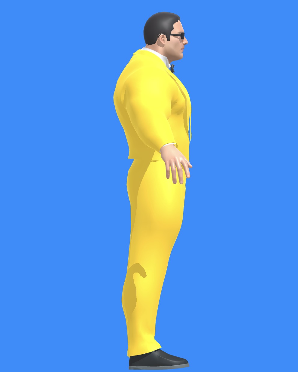 Man In Suit Character 3D model_5