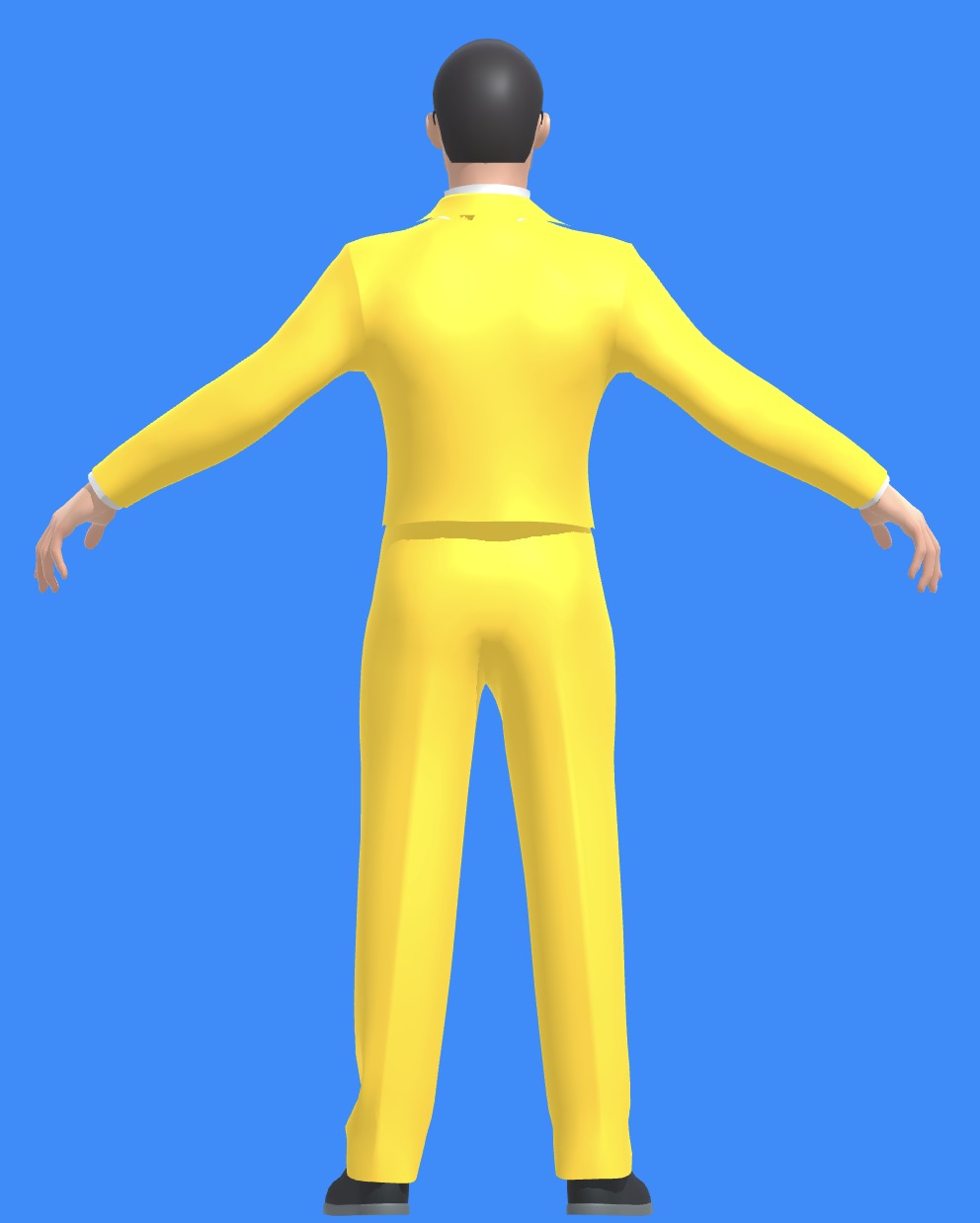 Man In Suit Character 3D model_4