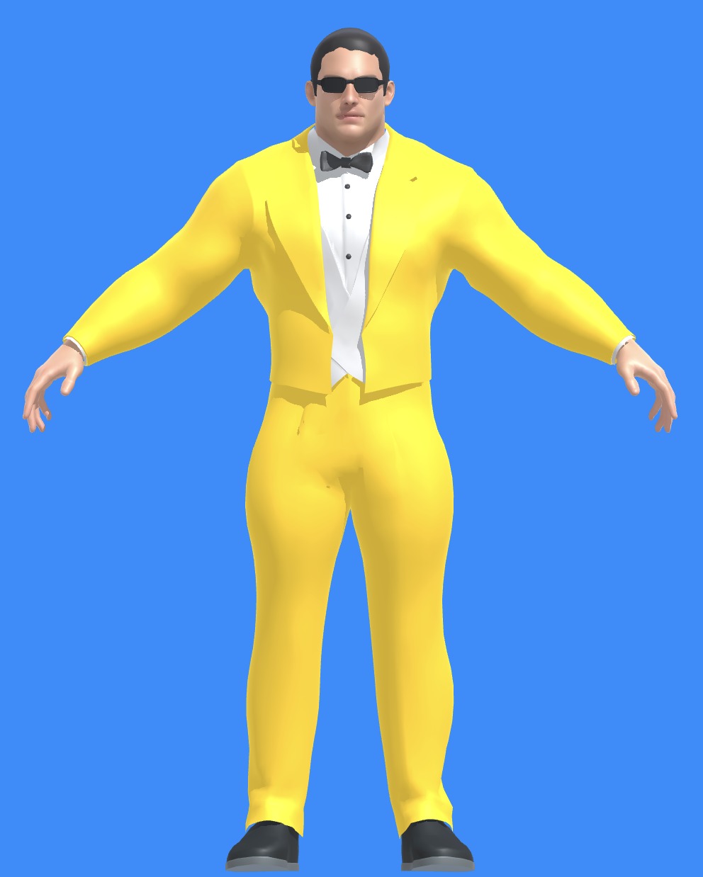 Man In Suit Character 3D model_6