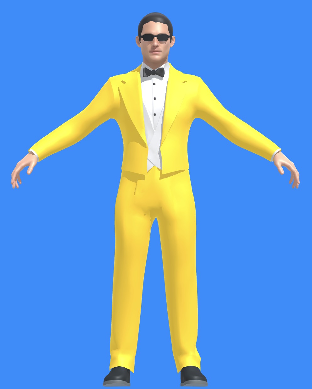 Man In Suit Character 3D model_2