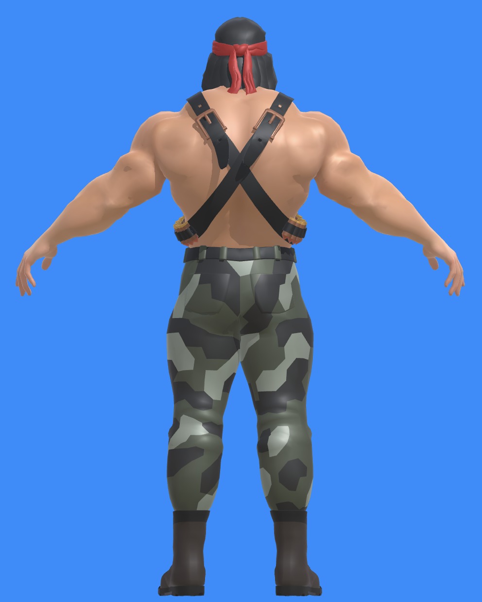 Merc Character 3D model_4