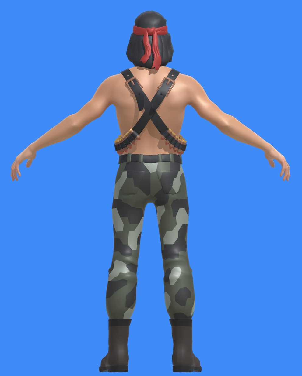 Merc Character 3D model_5