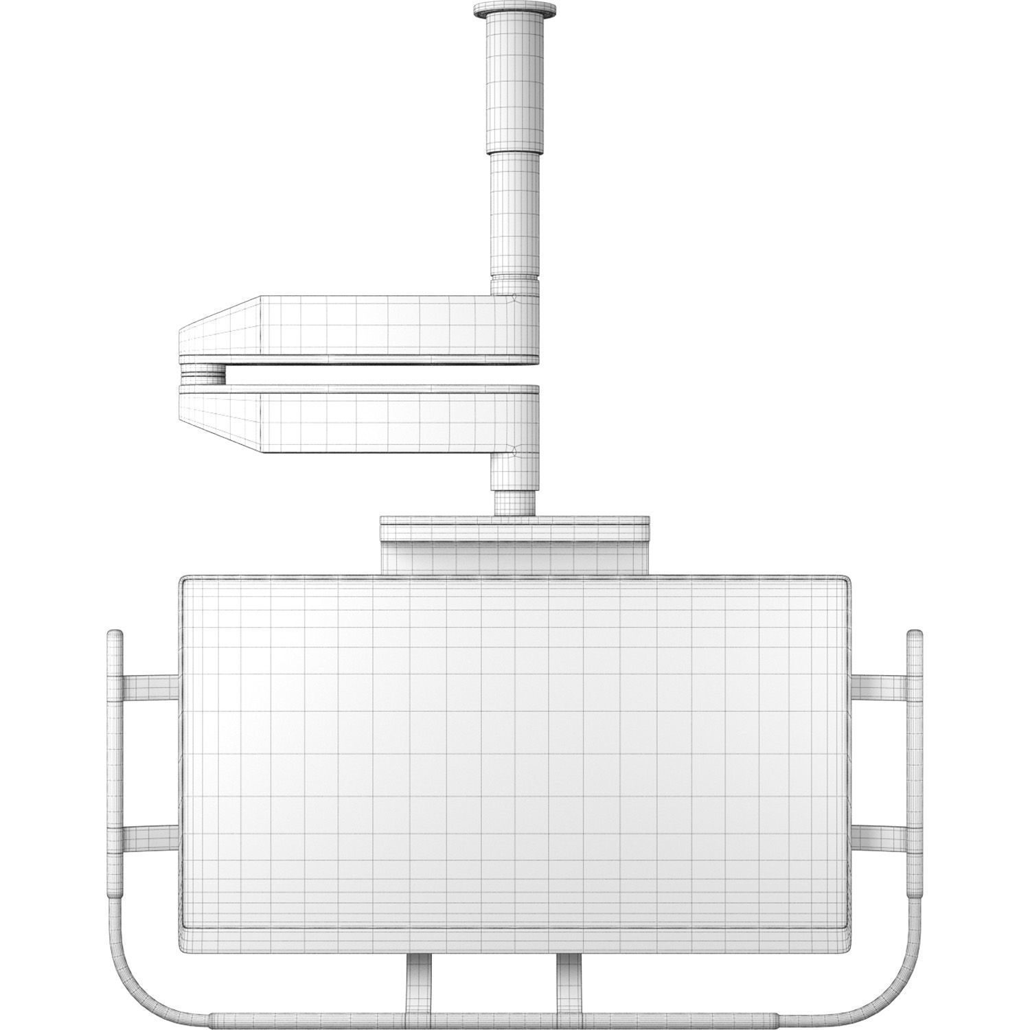Angiography Imagine Monitor 3D model_4