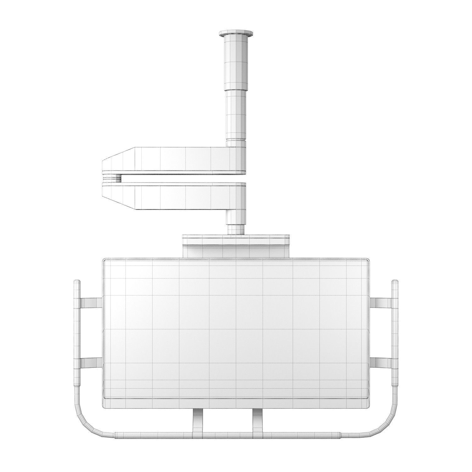 Angiography Imagine Monitor 3D model_3