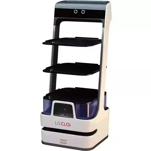 LG CLOi ServeBot 3D model LG CLOi ServeBot 3D model