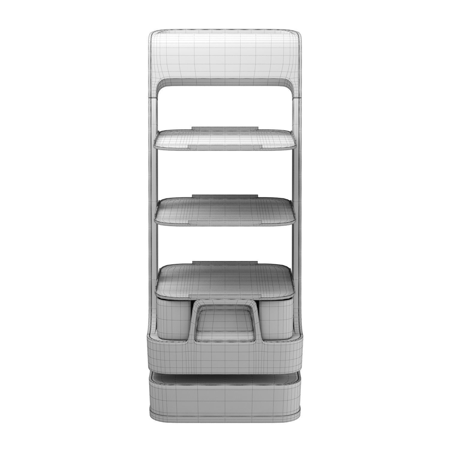 LG CLOi ServeBot 3D model_4