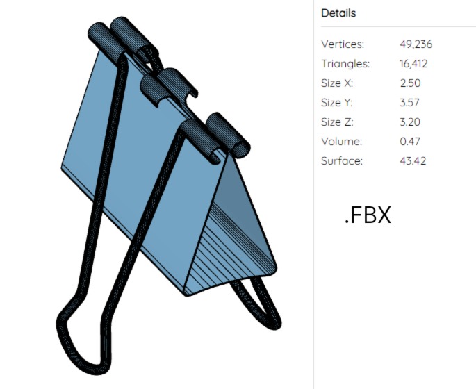 paper clip 3D model_9