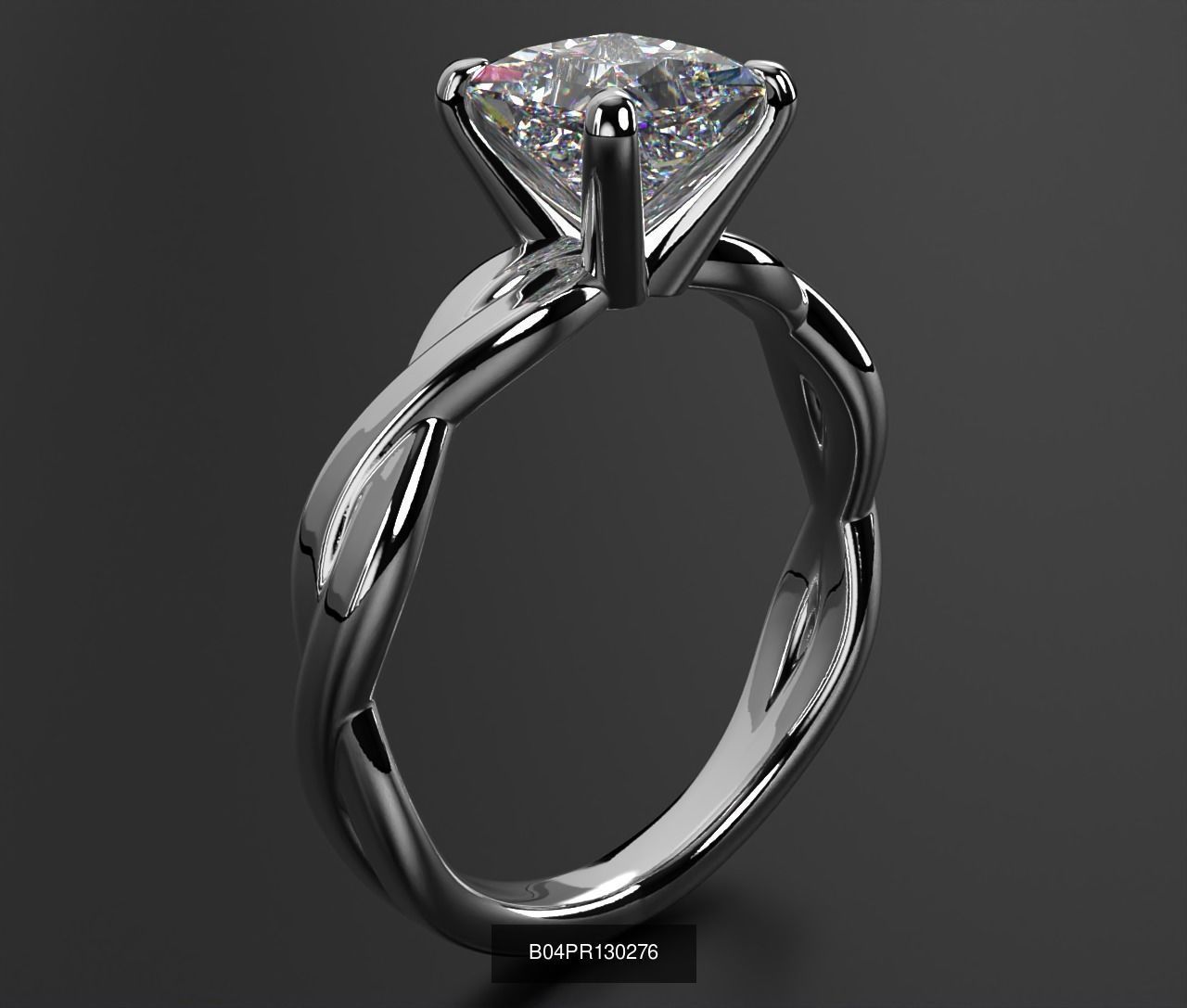 2024 B04 1-500 Engagement Rings 3D Model Collection-451 Files _179
