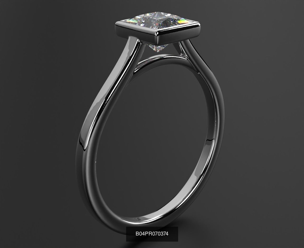 2024 B04 1-500 Engagement Rings 3D Model Collection-451 Files _188