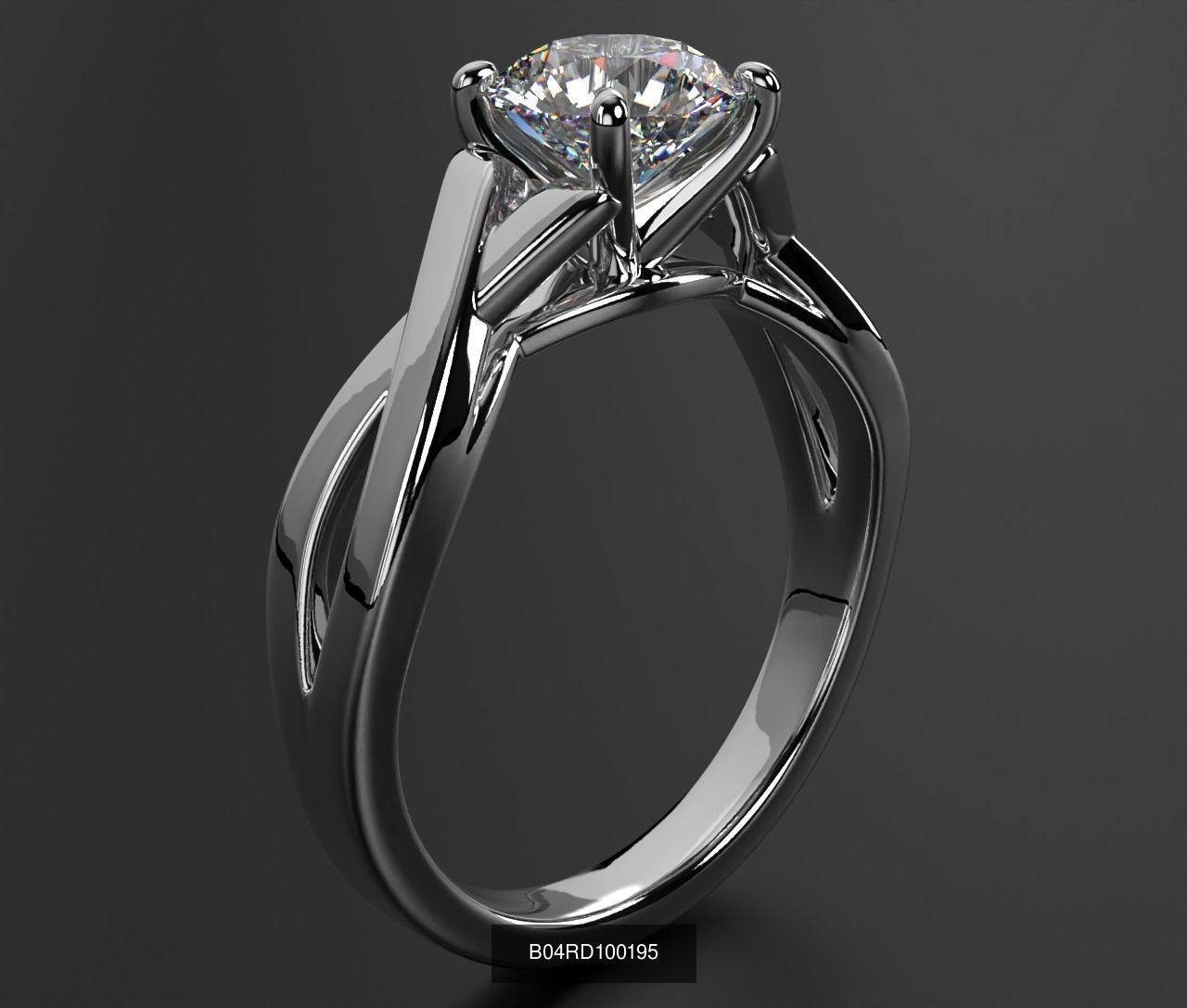 2024 B04 1-500 Engagement Rings 3D Model Collection-451 Files _85