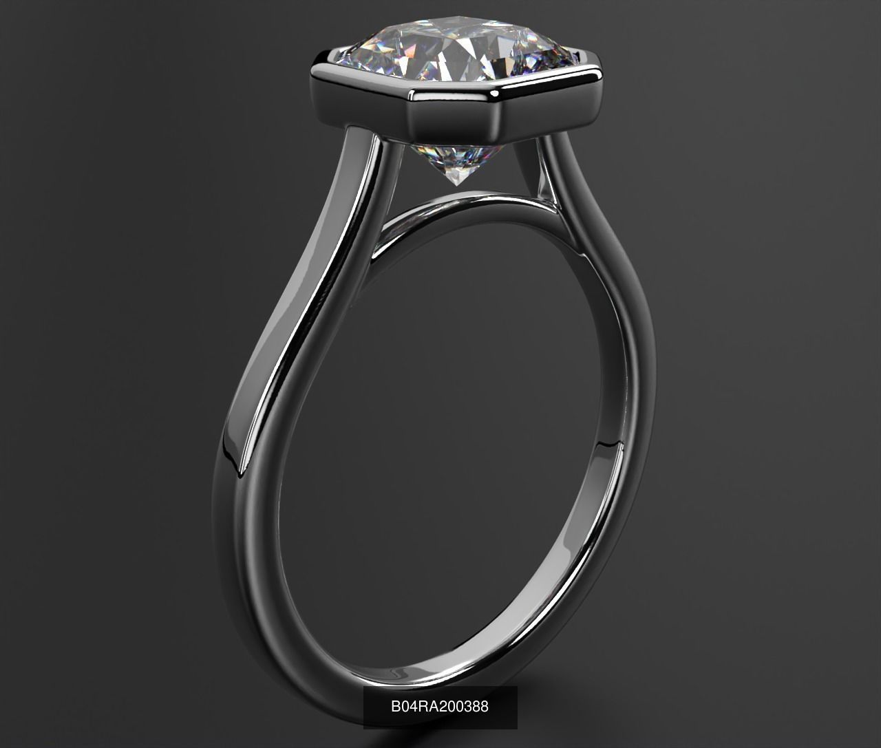 2024 B04 1-500 Engagement Rings 3D Model Collection-451 Files _118