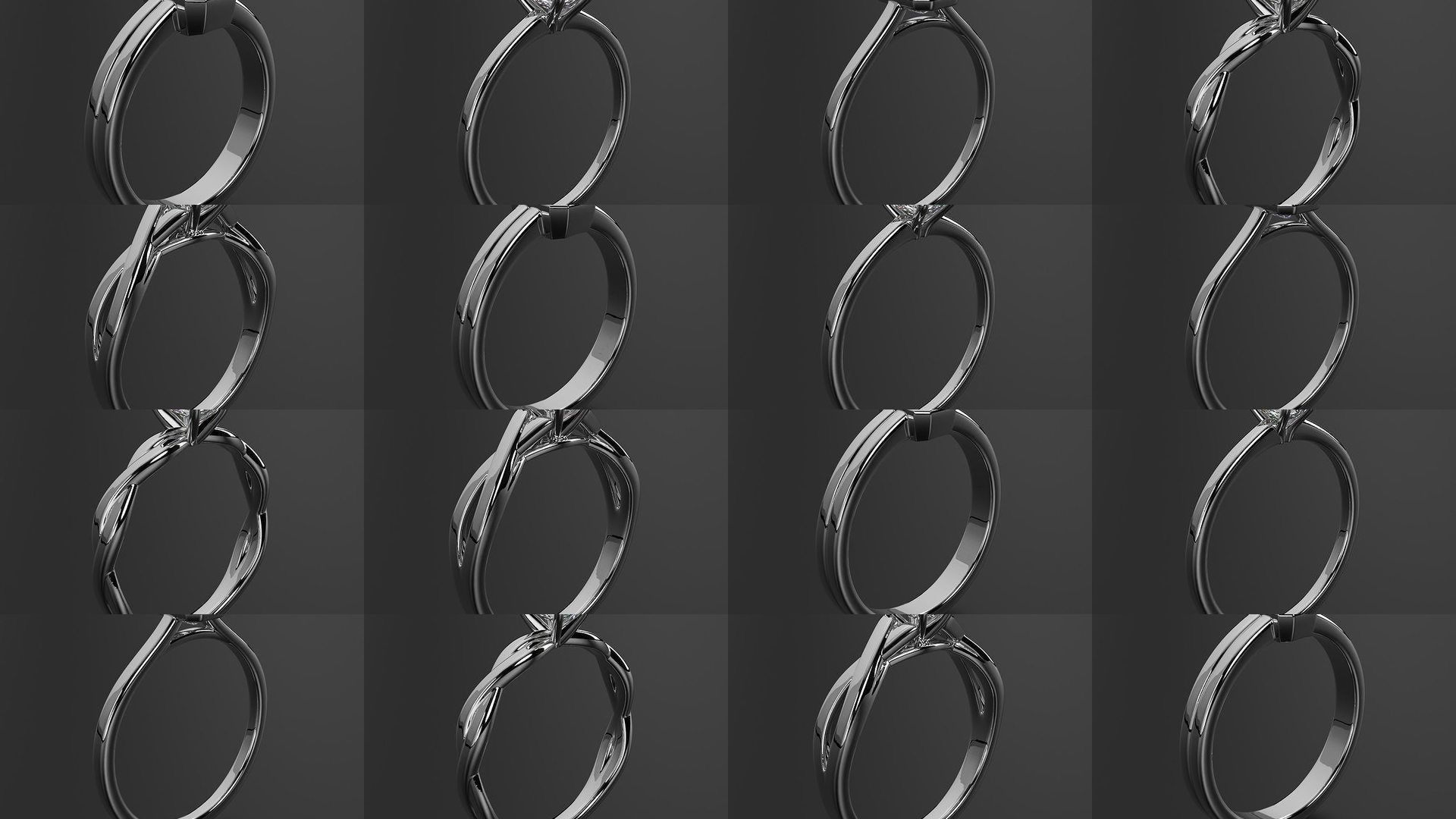 2024 B04 1-500 Engagement Rings 3D Model Collection-451 Files _59