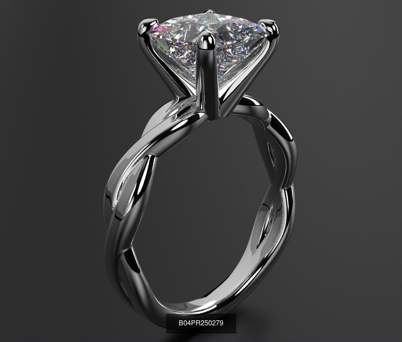 2024 B04 1-500 Engagement Rings 3D Model Collection-451 Files _164