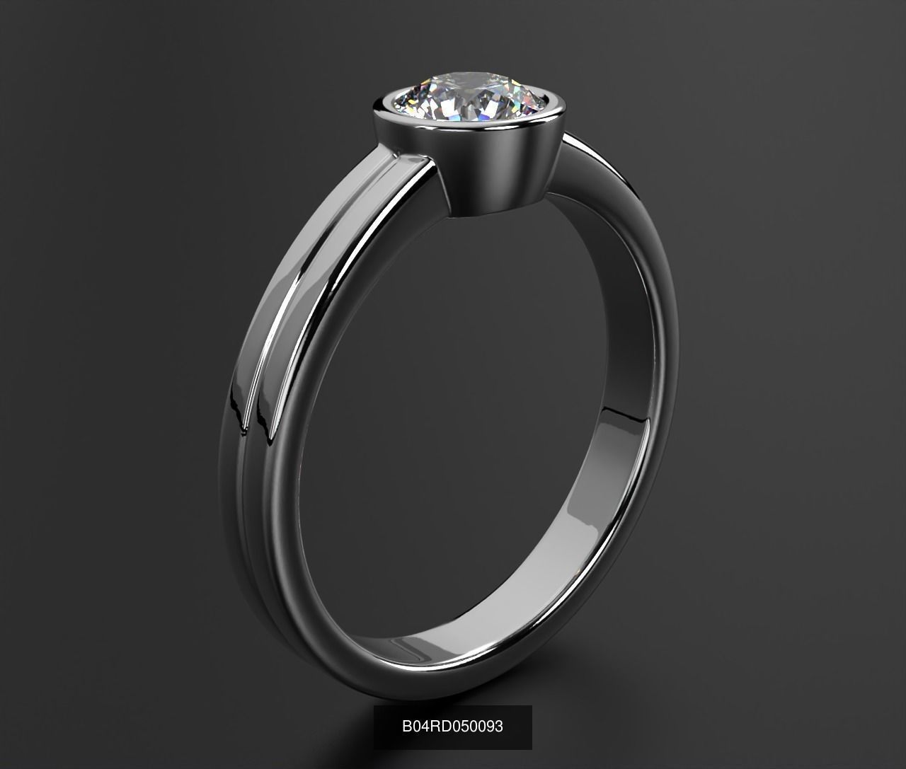 2024 B04 1-500 Engagement Rings 3D Model Collection-451 Files _96