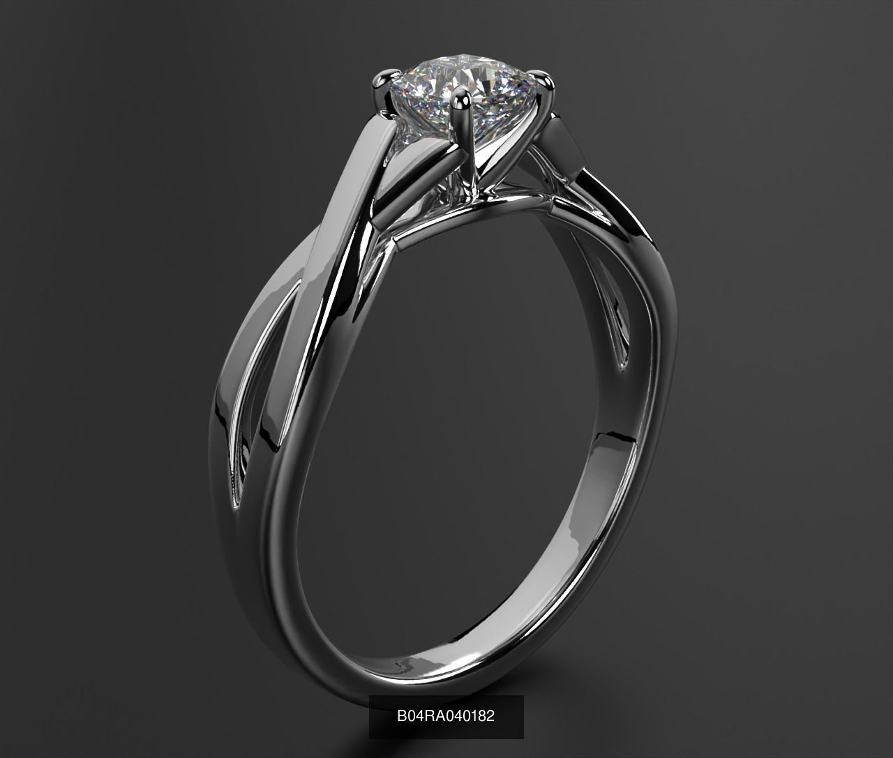 2024 B04 1-500 Engagement Rings 3D Model Collection-451 Files _150