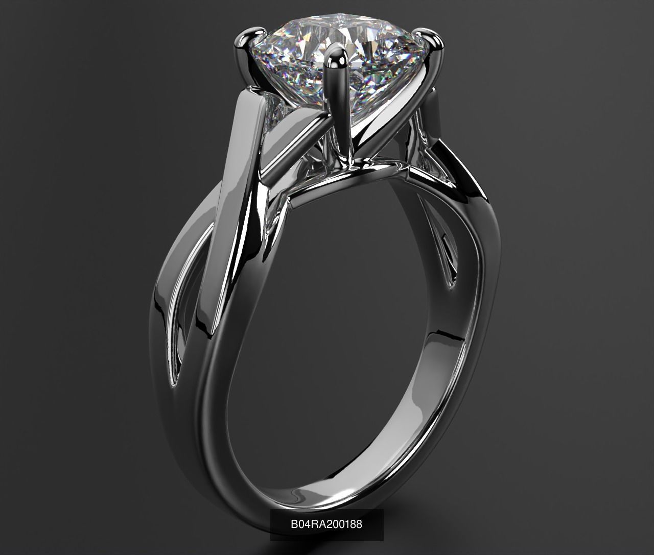 2024 B04 1-500 Engagement Rings 3D Model Collection-451 Files _120