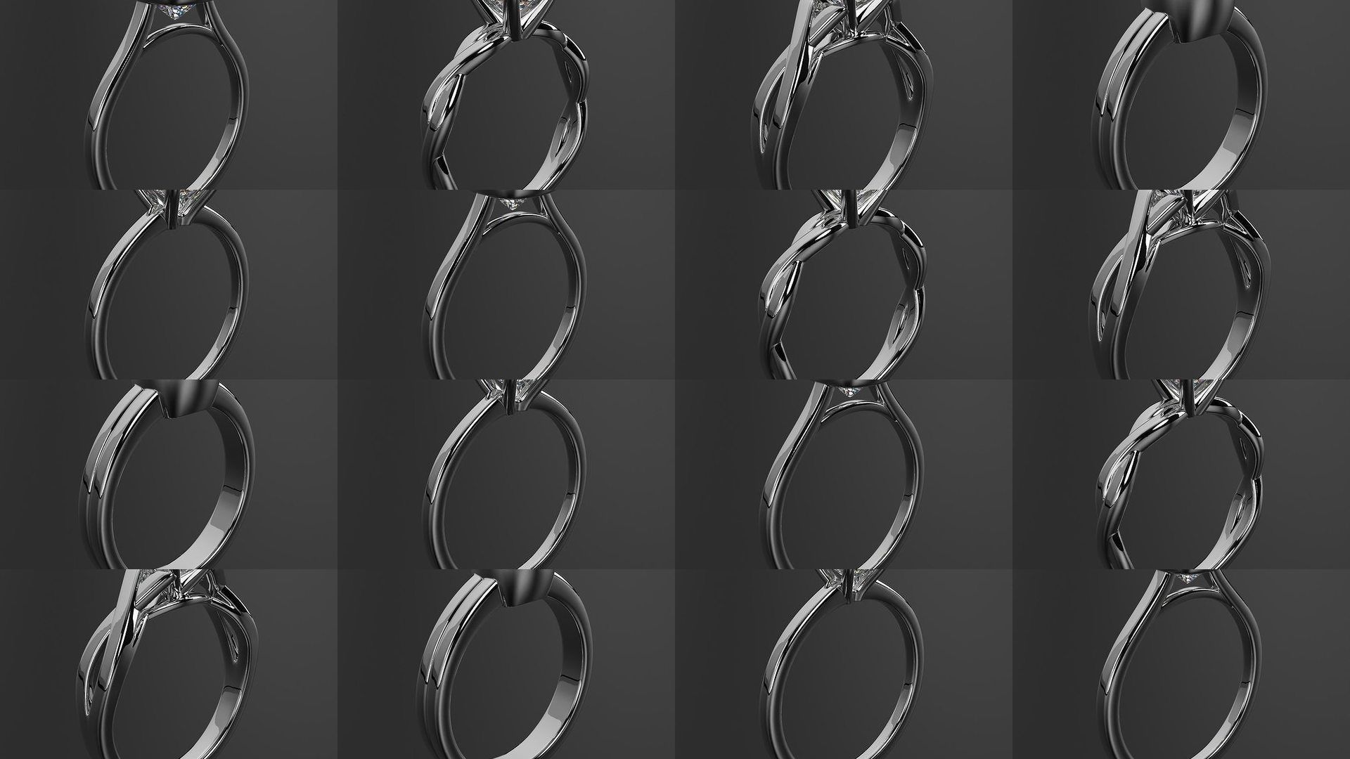 2024 B04 1-500 Engagement Rings 3D Model Collection-451 Files _65