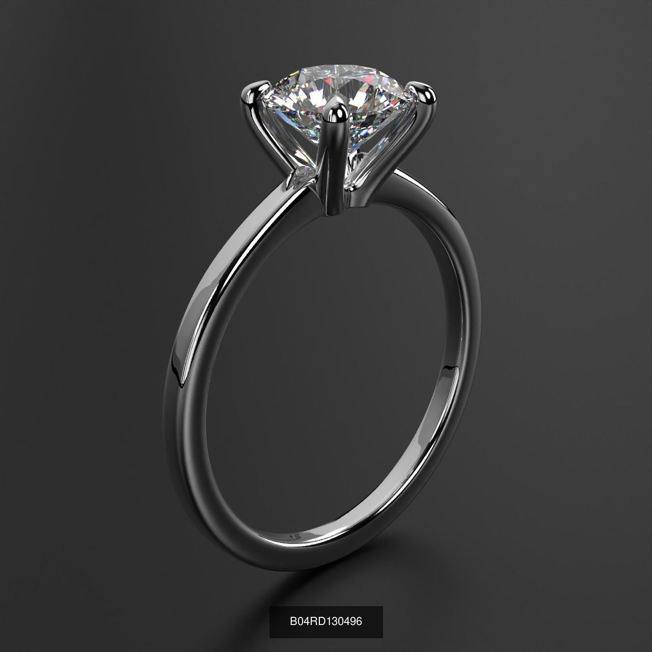 2024 B04 1-500 Engagement Rings 3D Model Collection-451 Files _77