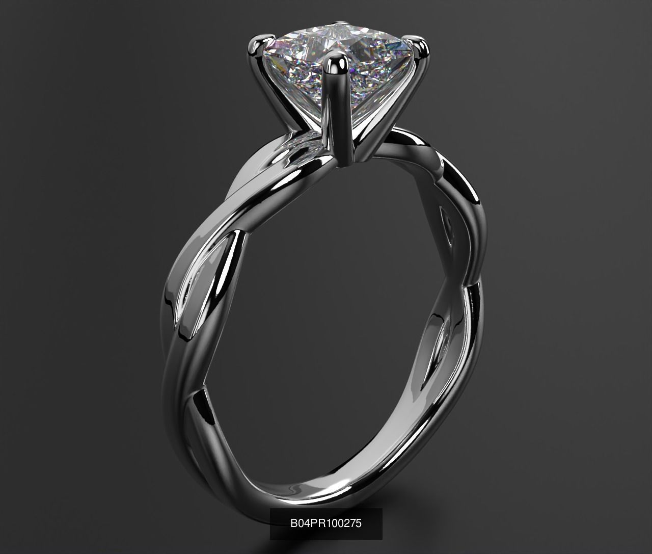 2024 B04 1-500 Engagement Rings 3D Model Collection-451 Files _184