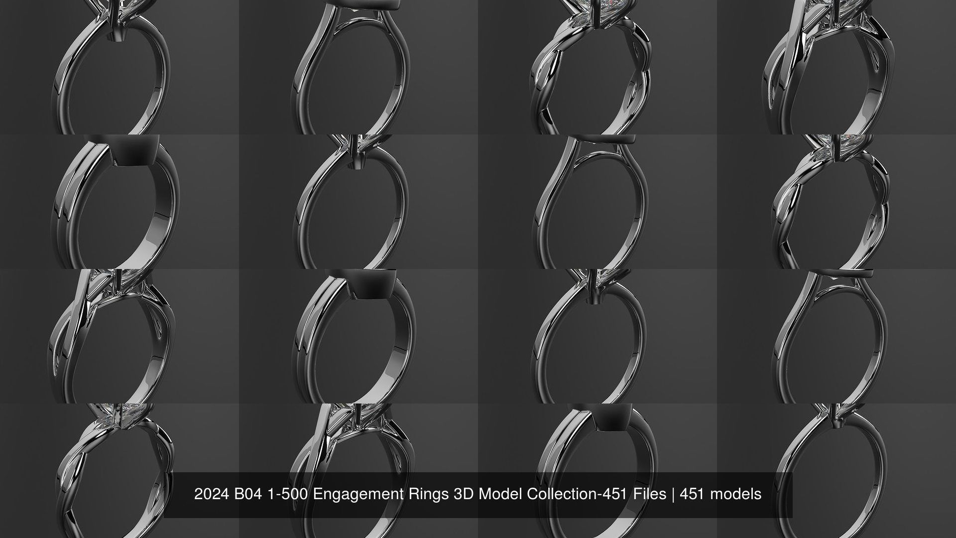 2024 B04 1-500 Engagement Rings 3D Model Collection-451 Files _20