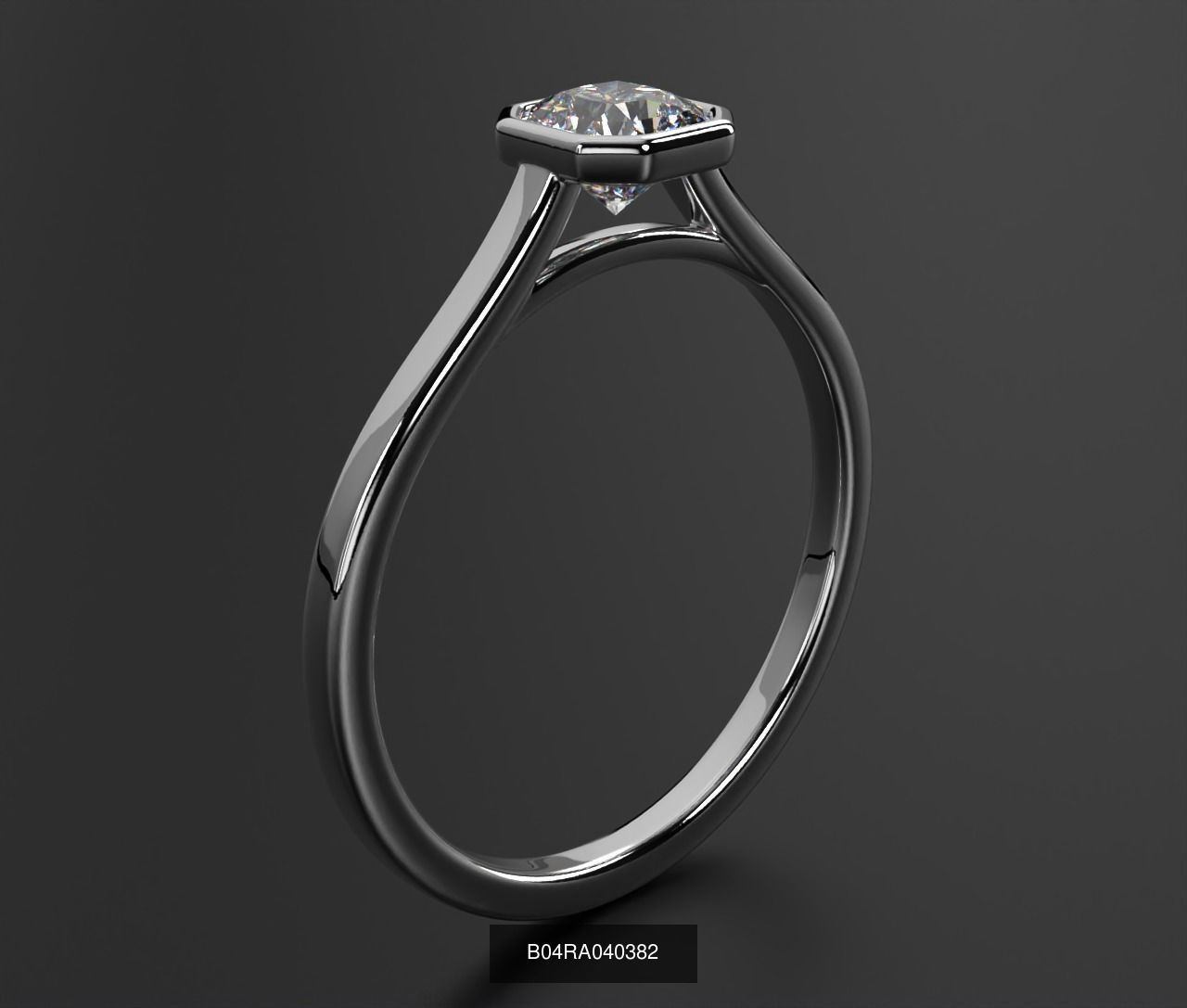 2024 B04 1-500 Engagement Rings 3D Model Collection-451 Files _148