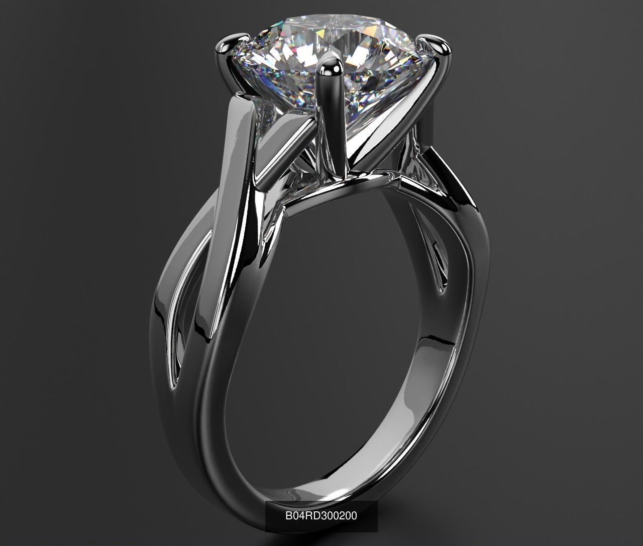 2024 B04 1-500 Engagement Rings 3D Model Collection-451 Files _33