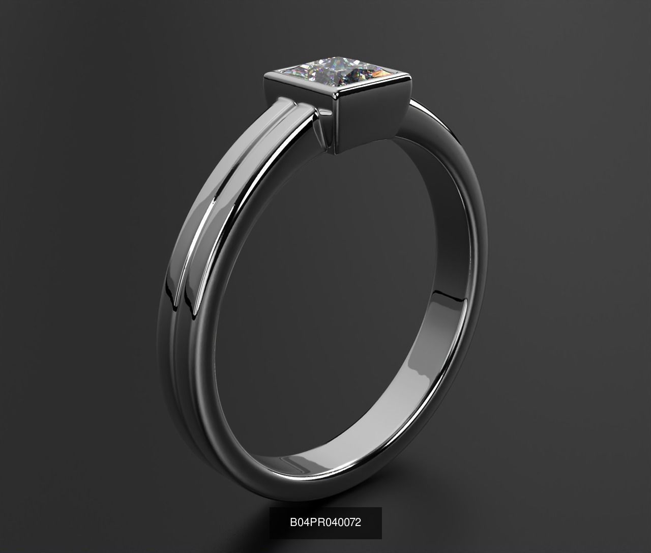 2024 B04 1-500 Engagement Rings 3D Model Collection-451 Files _201