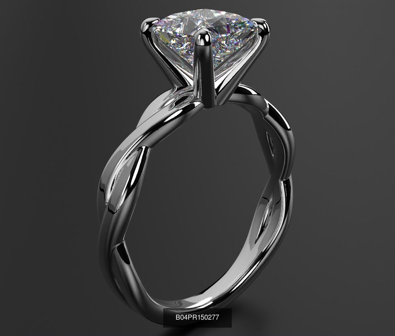 2024 B04 1-500 Engagement Rings 3D Model Collection-451 Files _174