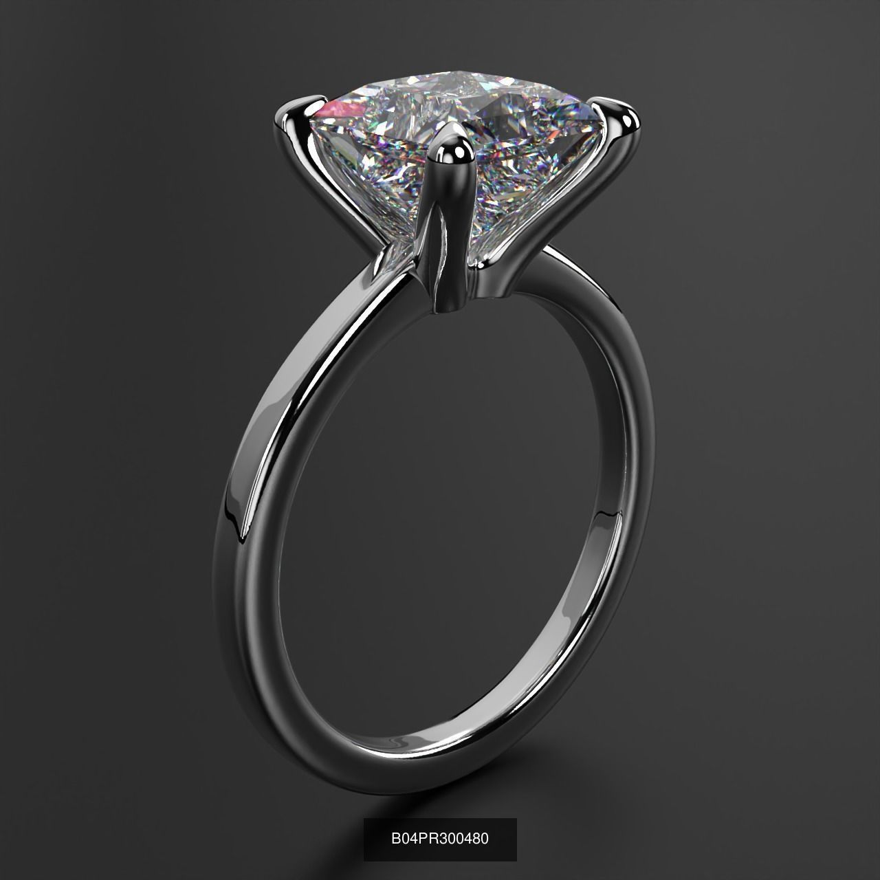 2024 B04 1-500 Engagement Rings 3D Model Collection-451 Files _157