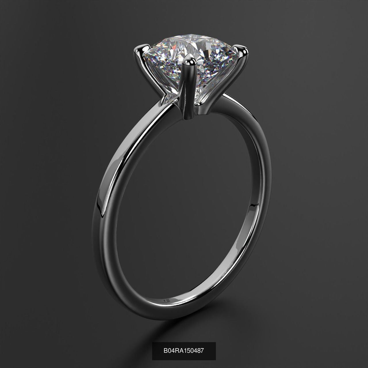 2024 B04 1-500 Engagement Rings 3D Model Collection-451 Files _122