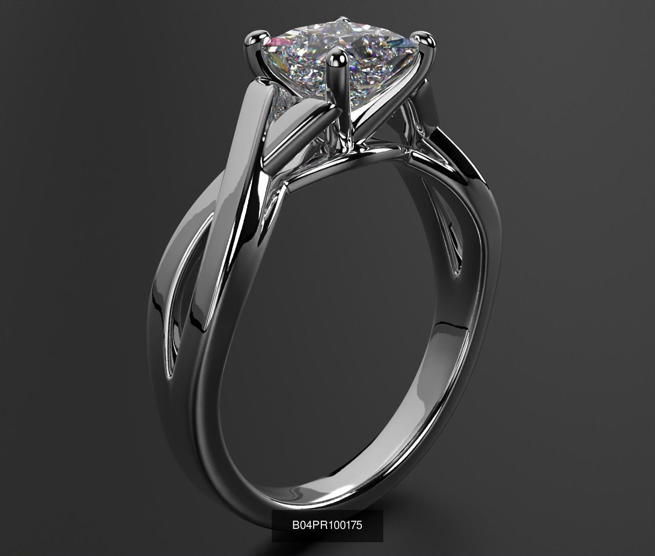 2024 B04 1-500 Engagement Rings 3D Model Collection-451 Files _185