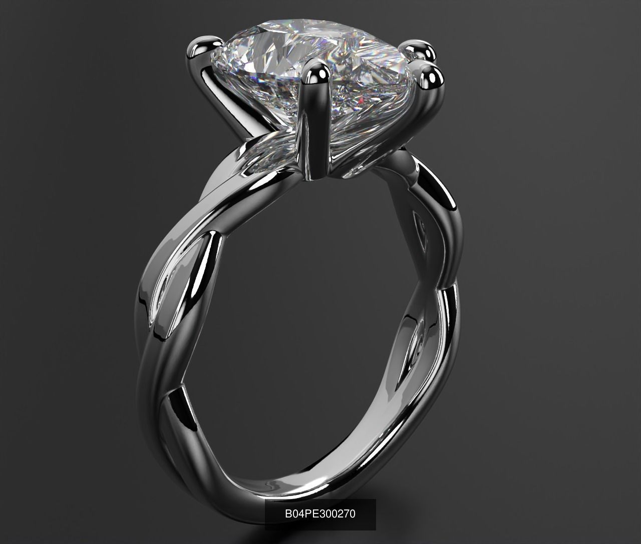 2024 B04 1-500 Engagement Rings 3D Model Collection-451 Files _209
