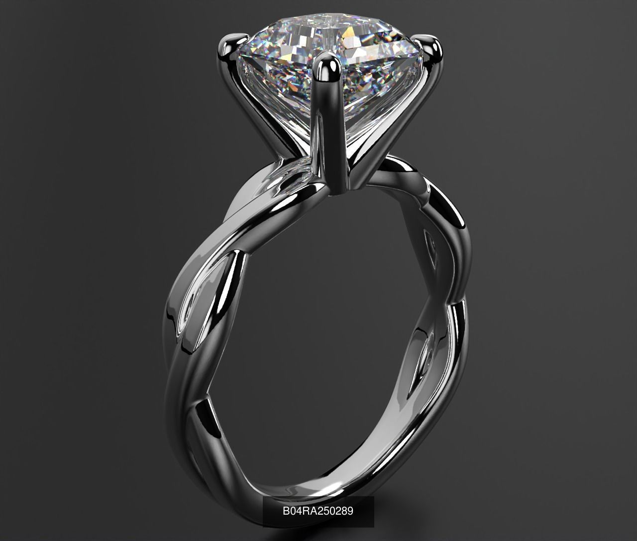 2024 B04 1-500 Engagement Rings 3D Model Collection-451 Files _114