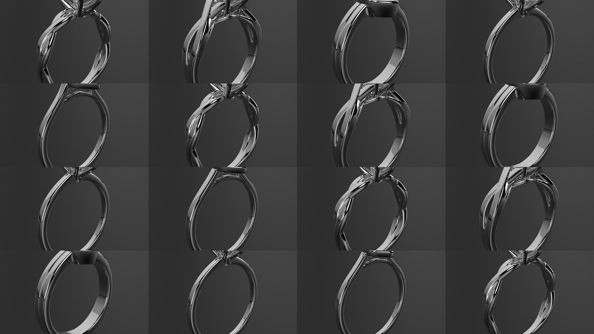 2024 B04 1-500 Engagement Rings 3D Model Collection-451 Files _38