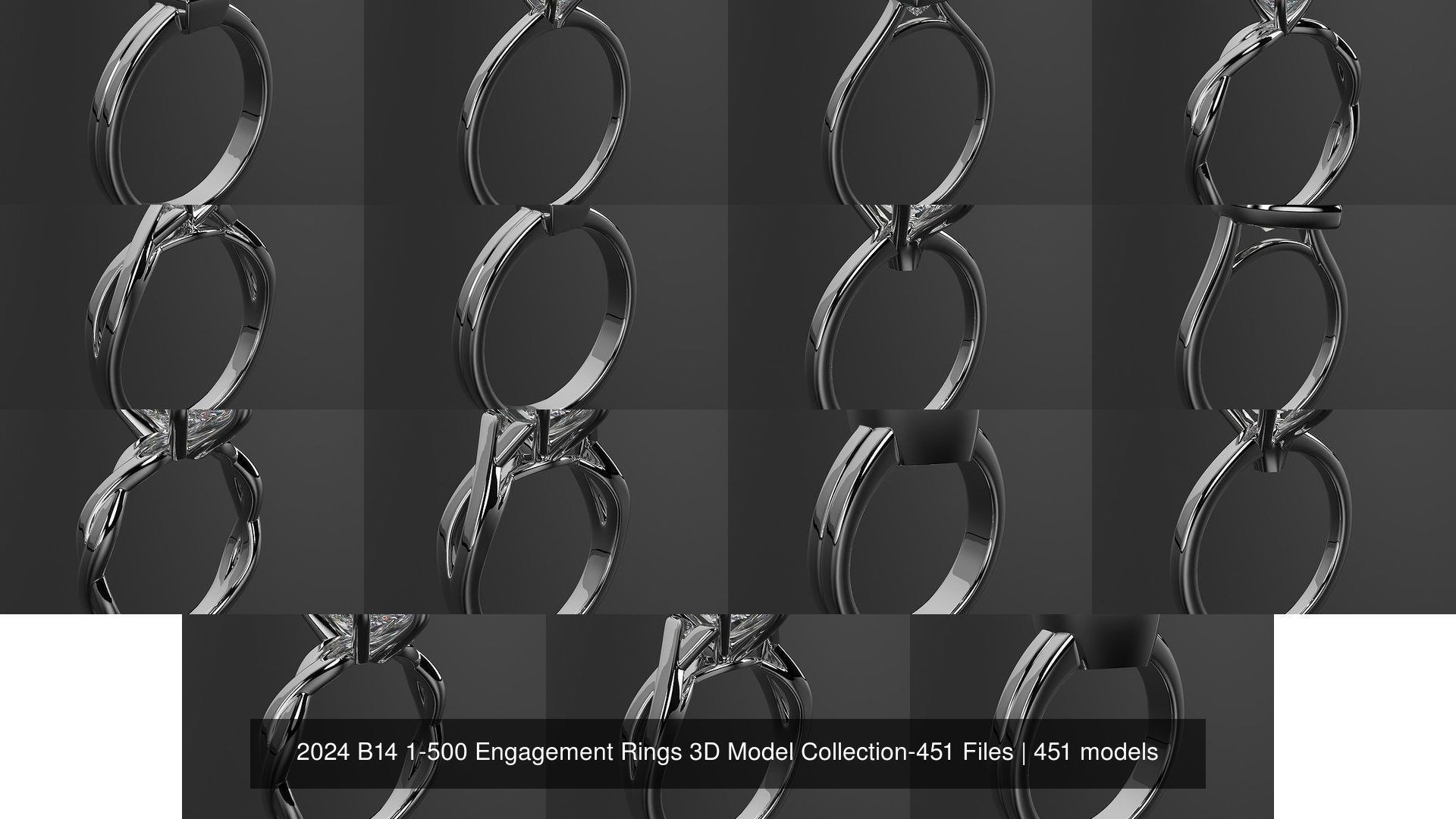 2024 B04 1-500 Engagement Rings 3D Model Collection-451 Files _18