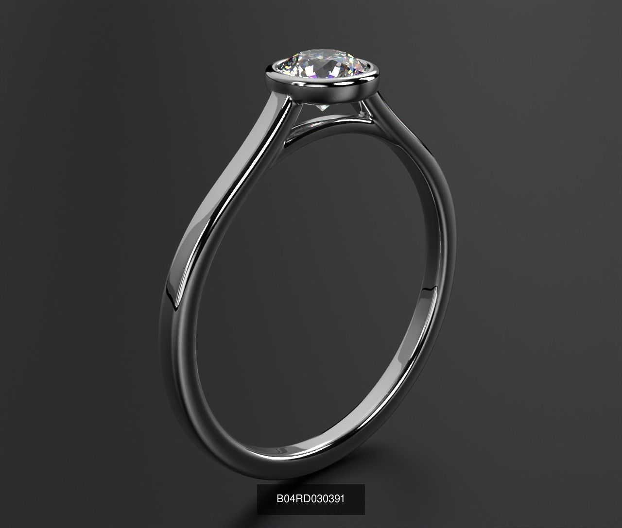 2024 B04 1-500 Engagement Rings 3D Model Collection-451 Files _103