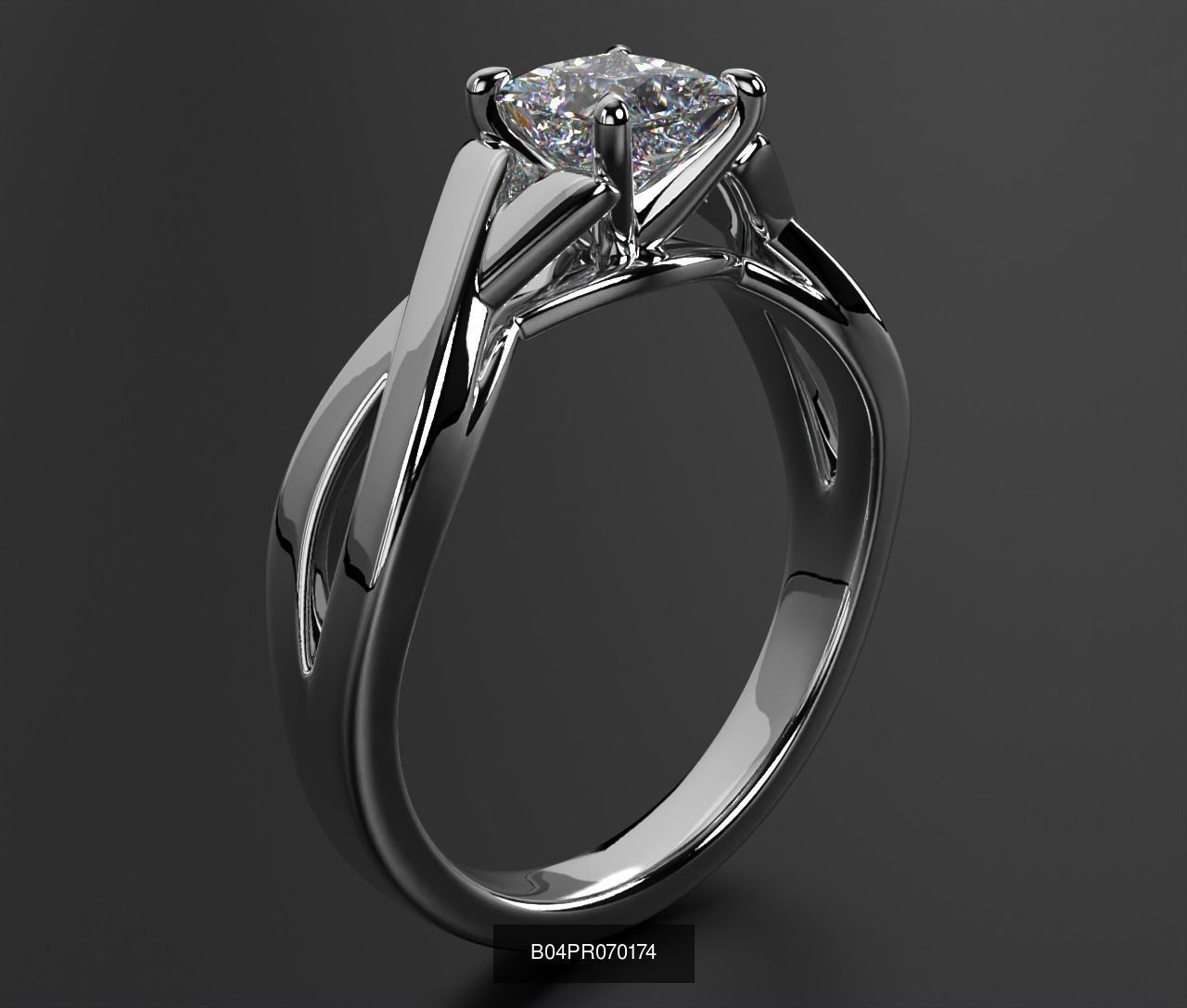 2024 B04 1-500 Engagement Rings 3D Model Collection-451 Files _190